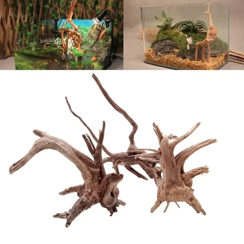 Natural Tree Trunk Driftwood A - огляд і ціна Live Plant Aquarium