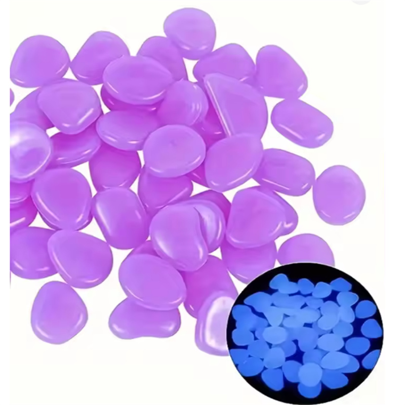 200pcs 1cm glow in dark pebble - огляд і ціна Plant Aquarium Pot