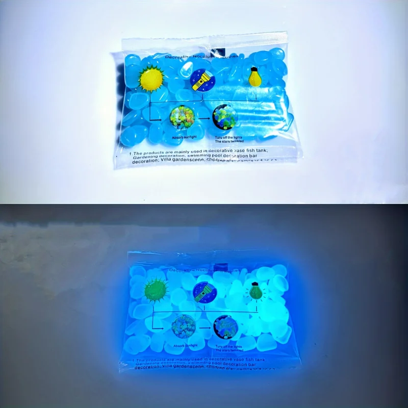 100/500pcs Glow In The Dark Pe - огляд і ціна Plant Aquarium Pot