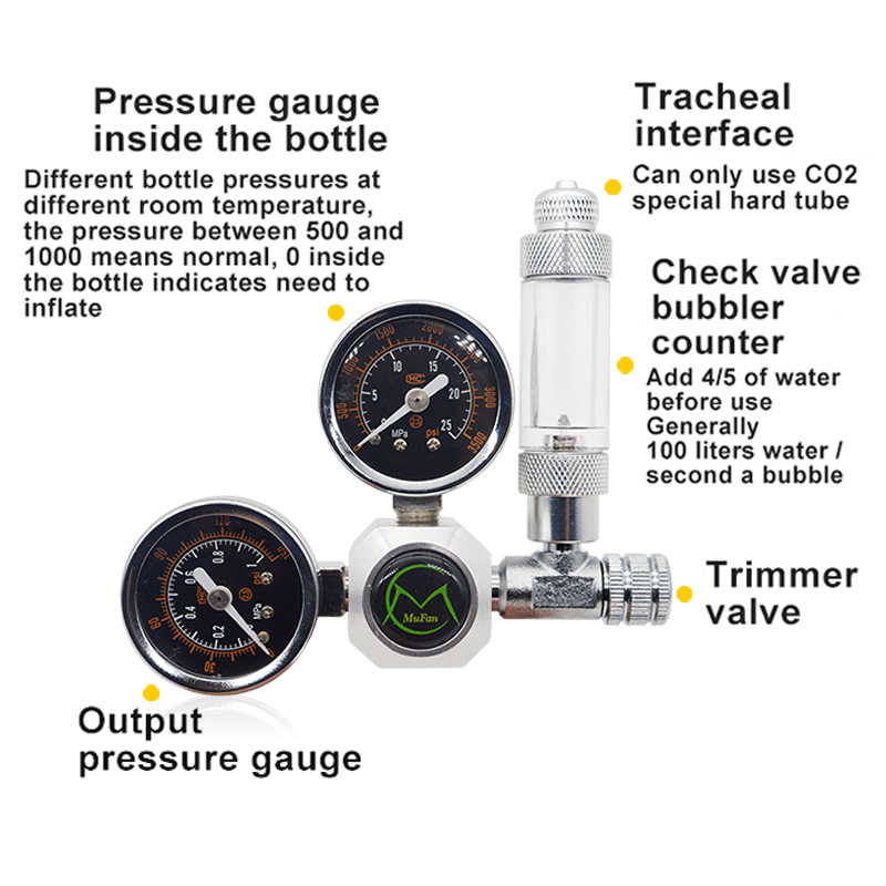 Aquarium CO2 Regulator Magneti - огляд і ціна Aquarium Liquid Carbon