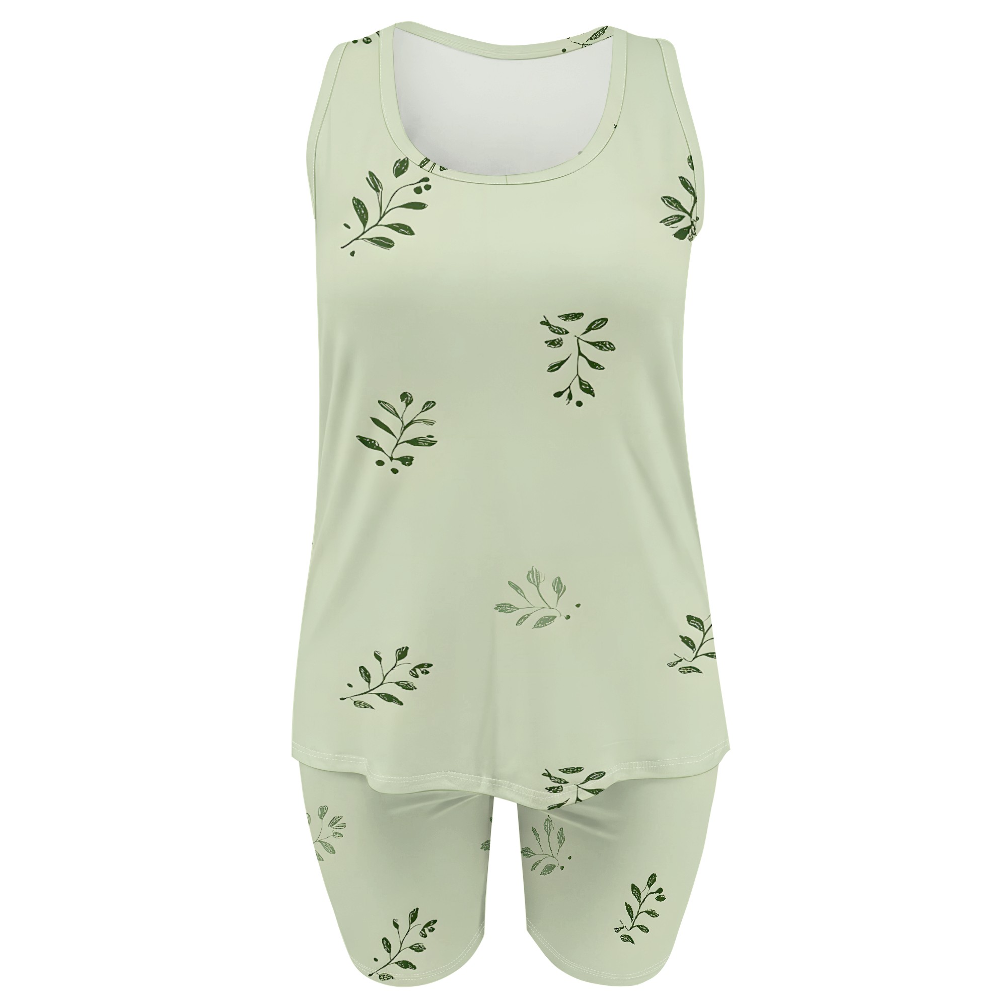 Leaf Print Tank Top and Shorts - огляд і ціна Planted Tank