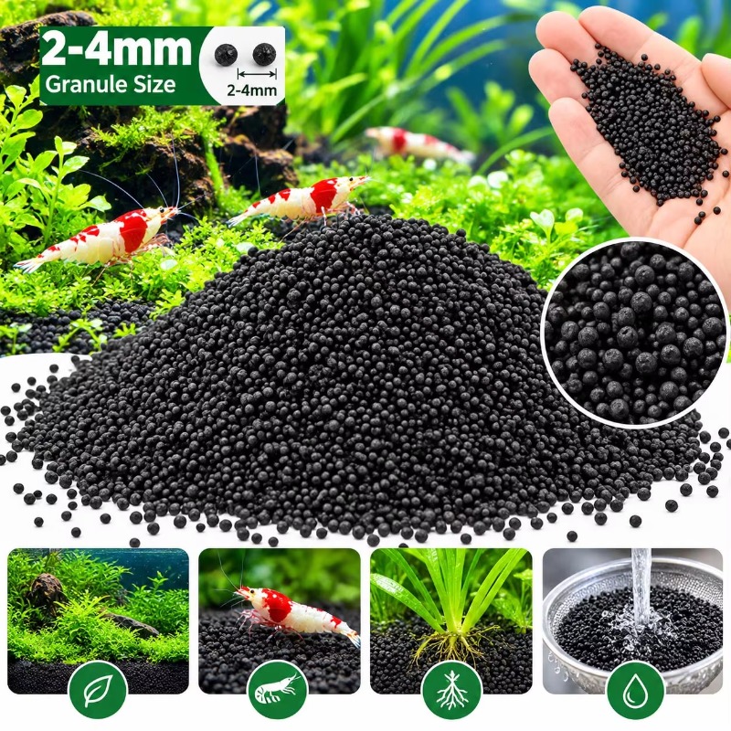 Black Aquarium Substrate Soil  - огляд і ціна Aquarium Planted Tank Filter