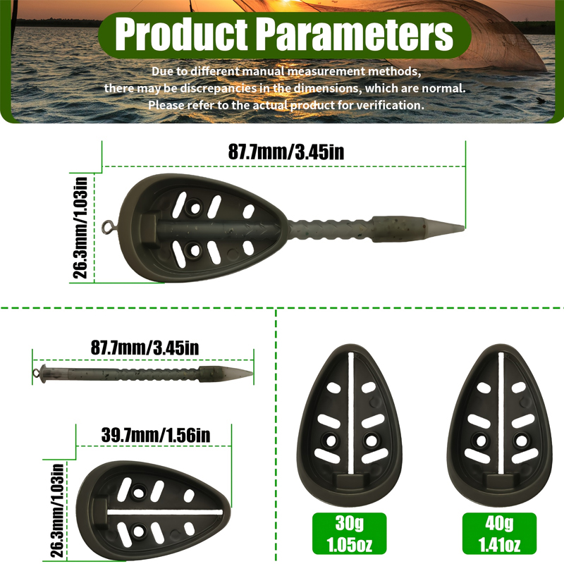 YOTO Small Zinc Alloy Bait Cag - огляд і ціна Aquarium Fertilizer